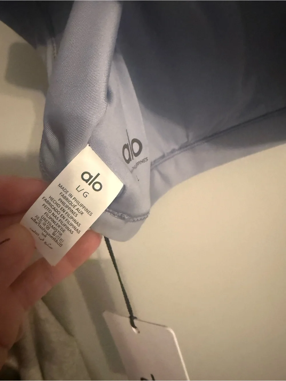 ALO Yoga light blue